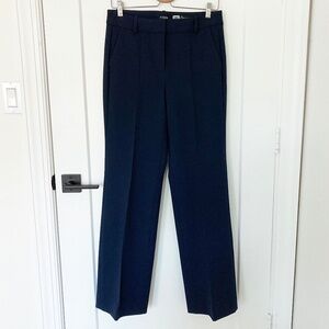 J. Crew Navy Blue Natalia Dress Pants in Four Season Stretch - 6